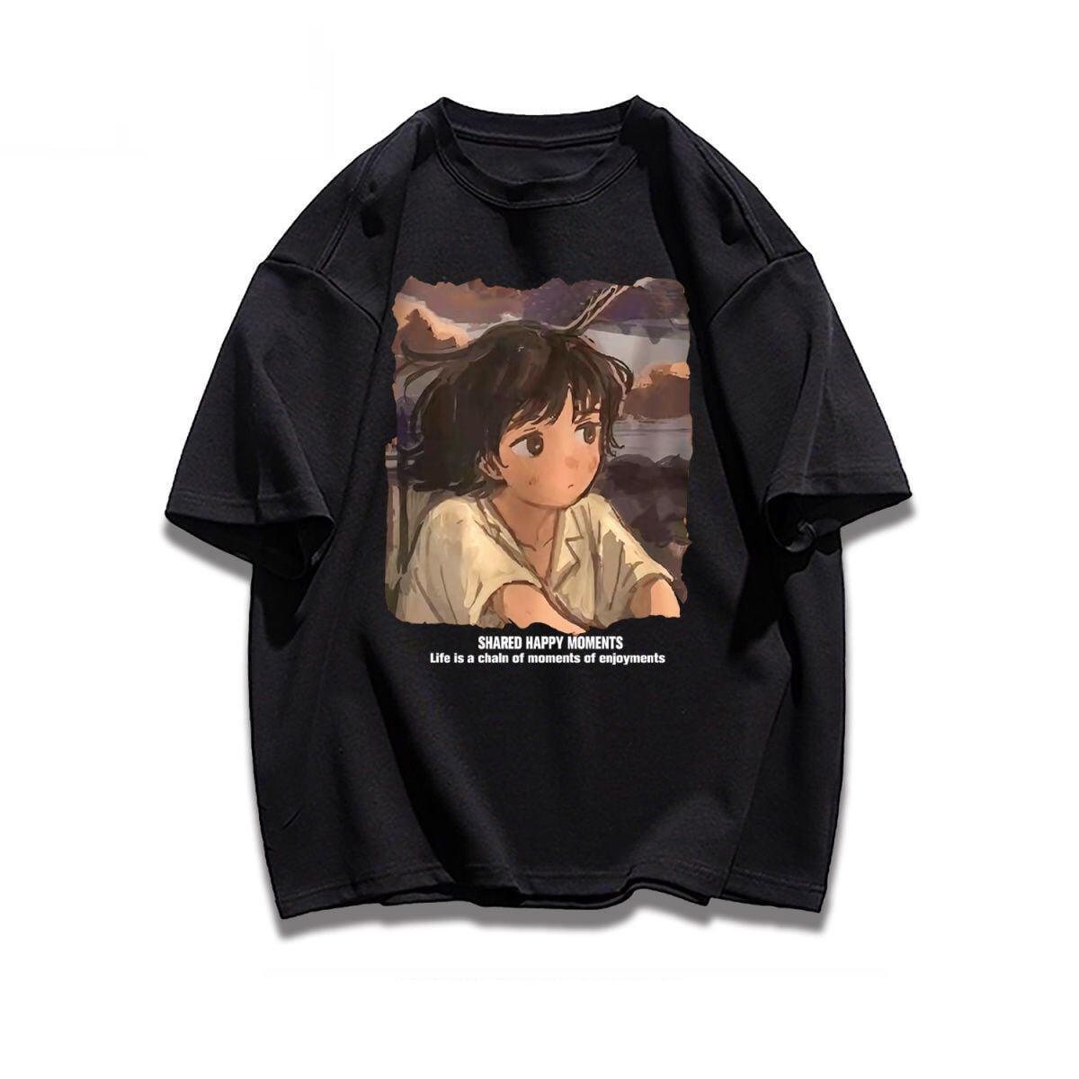 都市ファッショ デザイン オシャレ カジュアル プリント全5色 半袖Tシャツ<U-9258>