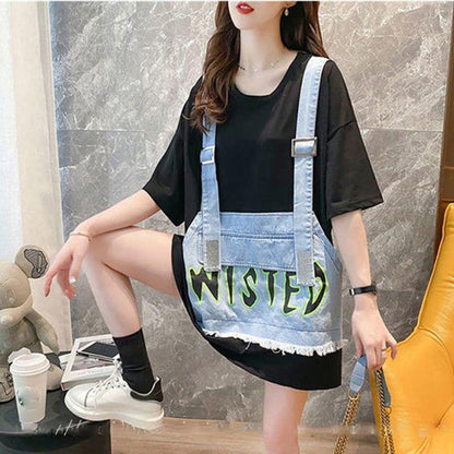 個性的なデザイン 3色選択可 一目惚れ Tシャツ カットソー＜U-3056＞