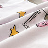 オシャレ度満点 切り替え 一目惚れ プリント Tシャツ カットソー＜U-3482＞