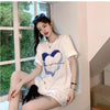 売り切れ必至 カジュアル 上質 ファッション プリント 半袖Tシャツ＜U-8586＞