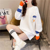 美感いっぱい 切り替え 好感度満載 プリント Tシャツ カットソー＜U-3669＞