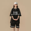 大好評 ファッション カジュアル ルーズ半袖Ｔシャツⅹパンツセット<U-6539>