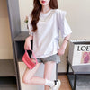 売り切れ必至 簡潔 個性派 ファッション 全3色 半袖Tシャツ<U-8514>