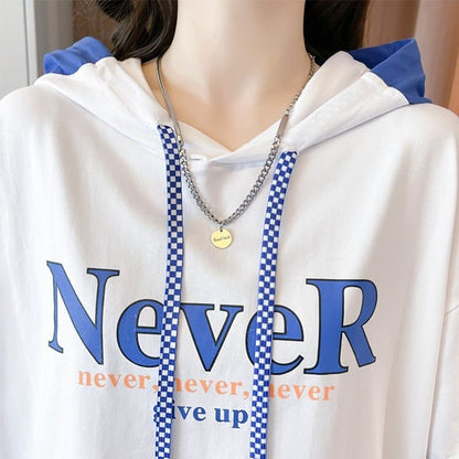 カジュアル 切り替え オシャレ度満点 プリント Tシャツ カットソー＜U-3656＞