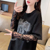 話題沸騰中 レイヤード風 美人度アップ ルーズ Tシャツ ＜U-8707＞