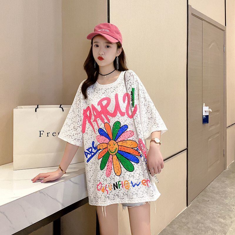 美人度アップ ゆったり スウィート 半袖Tシャツ＜U-8130＞