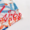 おしゃれ度アップ ロング 落書きストレート系 Tシャツ ゆったり ワンピース＜U-2995＞