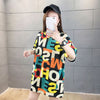 売り切れ必至 カラーマッチング 個性派 プリント全2色 半袖Tシャツ カットソー ＜U-8556＞