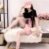 ファッション Tシャツ＋サロペット 美人度アップ セットアップ＜U-3206＞