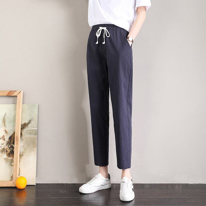 定番シンプル  ファッション ゆったりパンツ<U-6541>