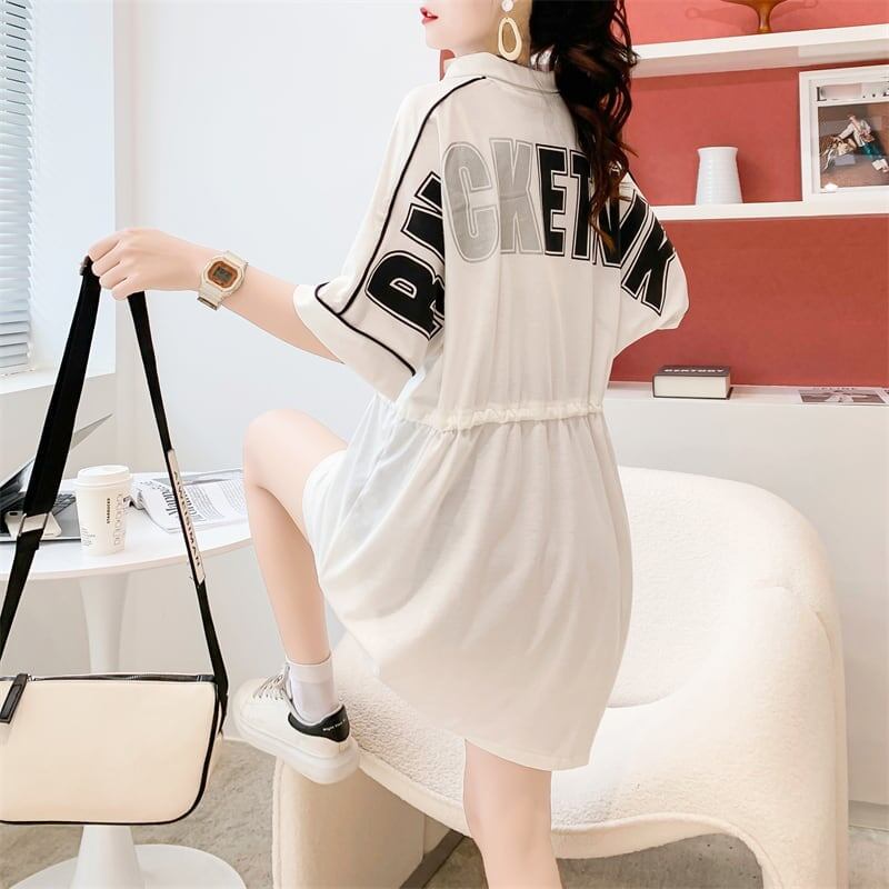 好感度満載 切り替え 美感いっぱい Tシャツ カットソー トップス＜U-3258＞