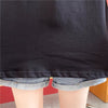 デザイン感 切り替え チャーミング プリント Tシャツ カットソー＜U-3586＞