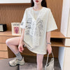 早い者勝ち 絶対流行 売れ筋 早い者勝ち カジュアル 2色選択 Tシャツ<U-11347>