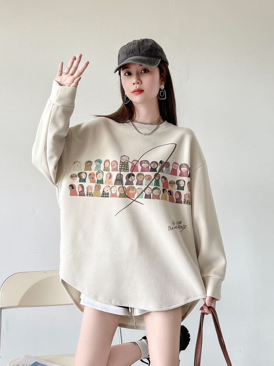 着回し力抜群 sweet系可愛い オシャレデザイン スウェット<U-10565>
