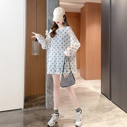 着心地抜群 ラウンドネック 女性力を高める Tシャツ カットソー＜U-3045＞
