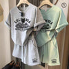 カジュアル 半袖 全４色 Tシャツ ショートパンツ セットアップ ＜U-11598＞