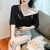 美人度アップ 3色選択可 チャーミング Tシャツ カットソー＜U-3267＞