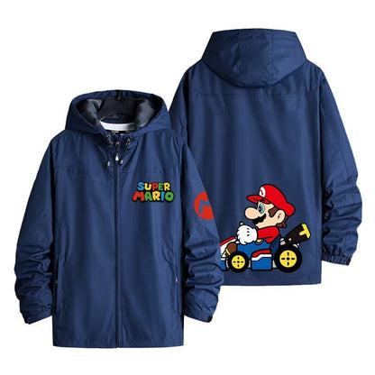話題沸騰中   撥水加工 プリントロゴ 男女兼用 5色展開 マウンテンパーカー U-12740