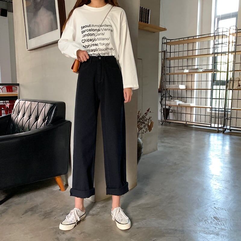 2022S/S 2色 セミワイドチノパンツ ＊U-342