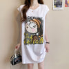 真夏も快適 着心地良い ファッション感満々 プリント全4色 ノースリーブ Tシャツ カットソー＜U-9161＞