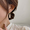 オシャレ度満点 清純甘くて女子力UP 気質溢れる チェーン イアリング アクセサリー＜ins-2782＞