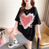 個性的なデザイン 切り替え 今季大好評 プリント Tシャツ カットソー＜U-3410＞