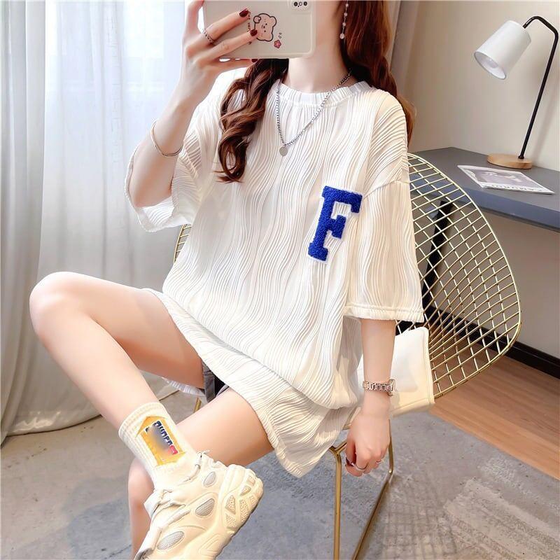 好感度満載 ラウンドネック 美感いっぱい Tシャツ カットソー＜U-3061＞