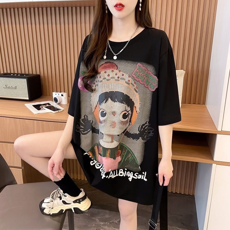 新作 特別デザイン アバンギャルド プリント全3色 半袖Tシャツ カットソー ＜U-8605＞