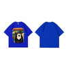 絶対欲しい デザイン性抜群 売り切れ必至 ファッション プリント 4色選択 半袖Tシャツ＜U-9293＞