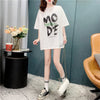 オシャレ度満点 切り替え 好感度満載 プリント Tシャツ カットソー＜U-3672＞