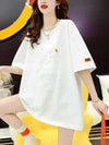 オシャレ度満点 カジュアル 上質 全5色 Tシャツ カットソー＜U-8457＞