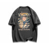 ポップなプリントが夏に映えるプリントTシャツ 半袖 全8色 Tシャツ <U-9252>