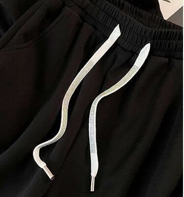 新商品 ホットダイヤモンド 絶対欲しい 切り替え 半袖 Tシャツ ショートパンツ セットアップ<U-8864>
