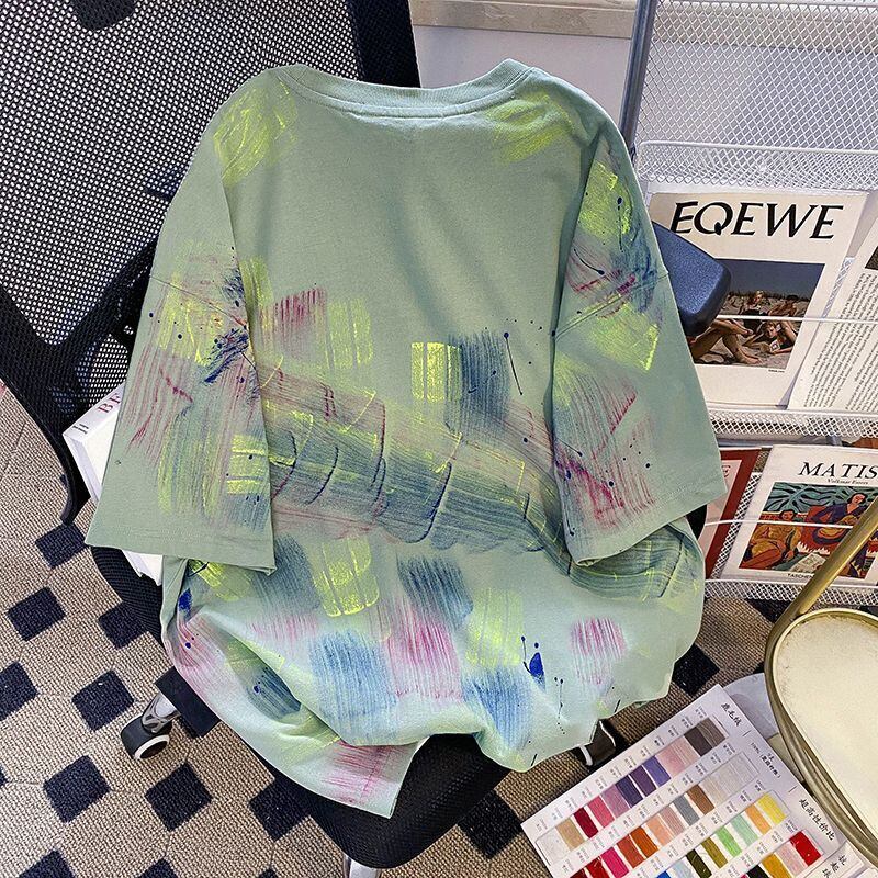 超人気商品 特別デザイン 個性派 絞り染め 半袖 Tシャツ ＜U-8661＞