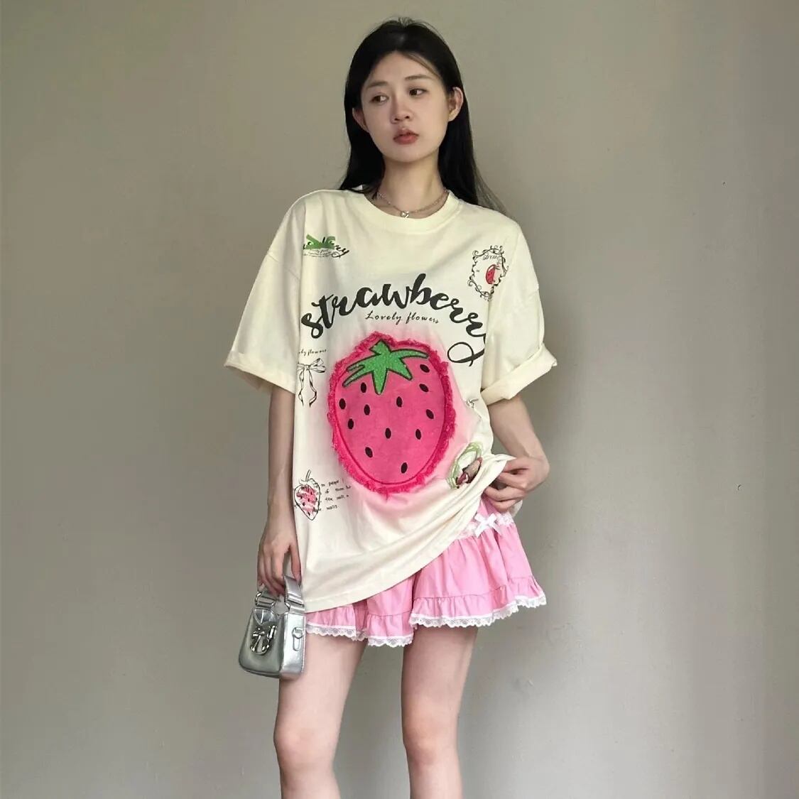 売れ筋 美人度アップ 大好評 好感度UP カジュアル 全4色 半袖 Tシャツ ＜U-11287＞