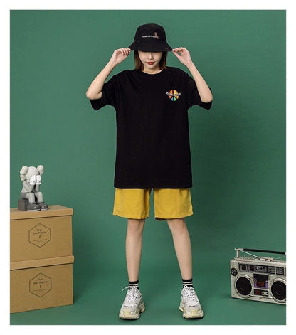 超人気 シンプル 上質 半袖Ｔシャツⅹパンツセット<U-8044>