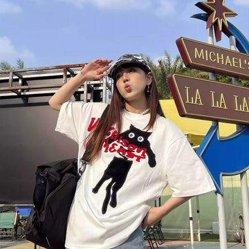 絶対流行 カジュアル 早い者勝ち 2色選択 Tシャツ<U-11106>