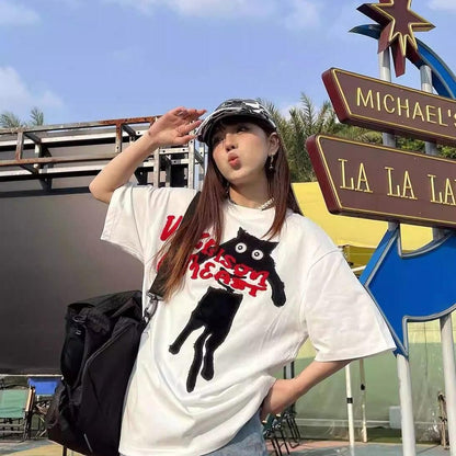 絶対流行 カジュアル 早い者勝ち 2色選択 Tシャツ<U-11106>