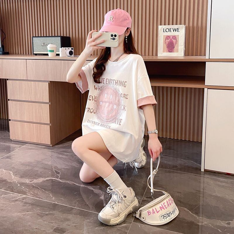 大好評 カジュアル 絶対欲しい キュート プリント全3色 半袖Tシャツ カットソー ＜U-8600＞