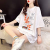 個性的なデザイン プリント 一目惚れ Tシャツ カットソー トップス＜U-3282＞