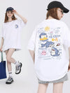 売り切れ必至 4色選択 ポップなプリントが夏に映えるプリント 半袖Tシャツ＜U-9327＞
