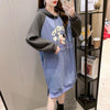 大人気厚手フード付きロングパーカー全3色＜U-4474＞