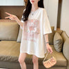 超人気 切り替え カジュアル プリント全3色 半袖Tシャツ カットソー ＜U-8609＞