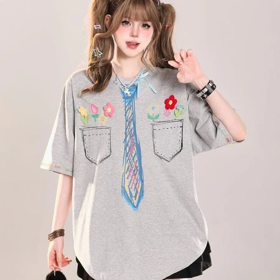 定番シンプル 絶対流行 今季マストバイ 早い者勝ち カジュアル 2色選択 Tシャツ<U-11664>