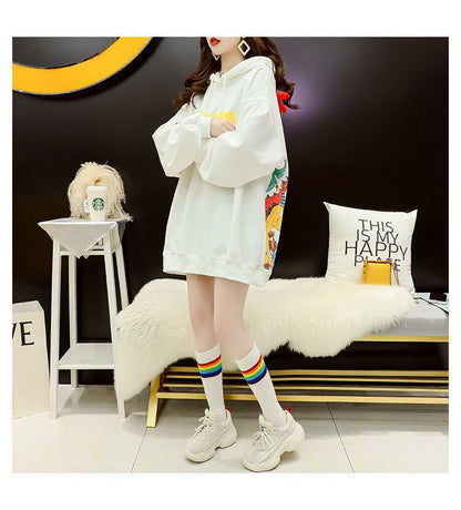 【裹起毛】新商品 少女のような可愛らしい雰囲気のファッション 好感度UP 3色 パーカー <U-10641>