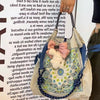 大好評 環境保護バッグ 刺繍プリント ショッピングバッグ<U-5734>