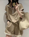 主役級 ファッション 今季マストバイ 個性派 半袖Ｔシャツⅹパンツセット<U-6533>