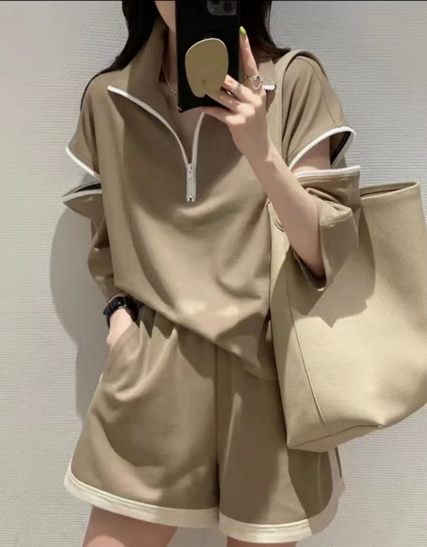 主役級 ファッション 今季マストバイ 個性派 半袖Ｔシャツⅹパンツセット<U-6533>