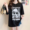 話題沸騰中 レース アバンギャルド 切り替え ホットダイヤモンド 3色選択 半袖Tシャツ＜U-8547＞