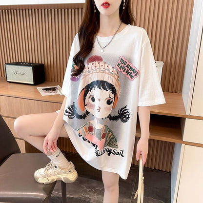 新作 特別デザイン アバンギャルド プリント全3色 半袖Tシャツ カットソー ＜U-8605＞